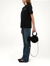 Coperni Disney x Coperni Crossbody Baby Mickey Tote Bag in Black