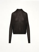 Crater Knit Sweater in Black