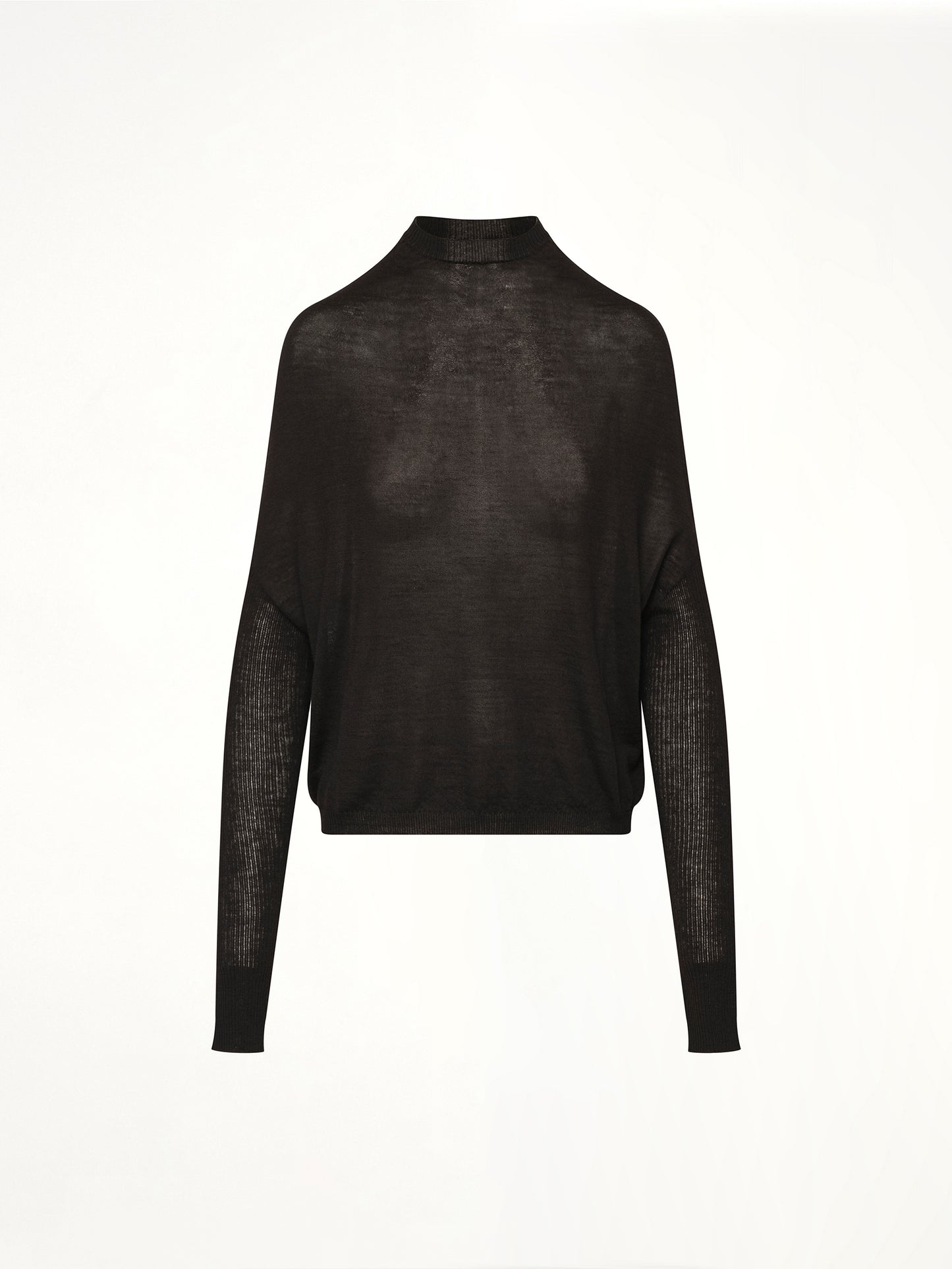 Crater Knit Sweater in Black