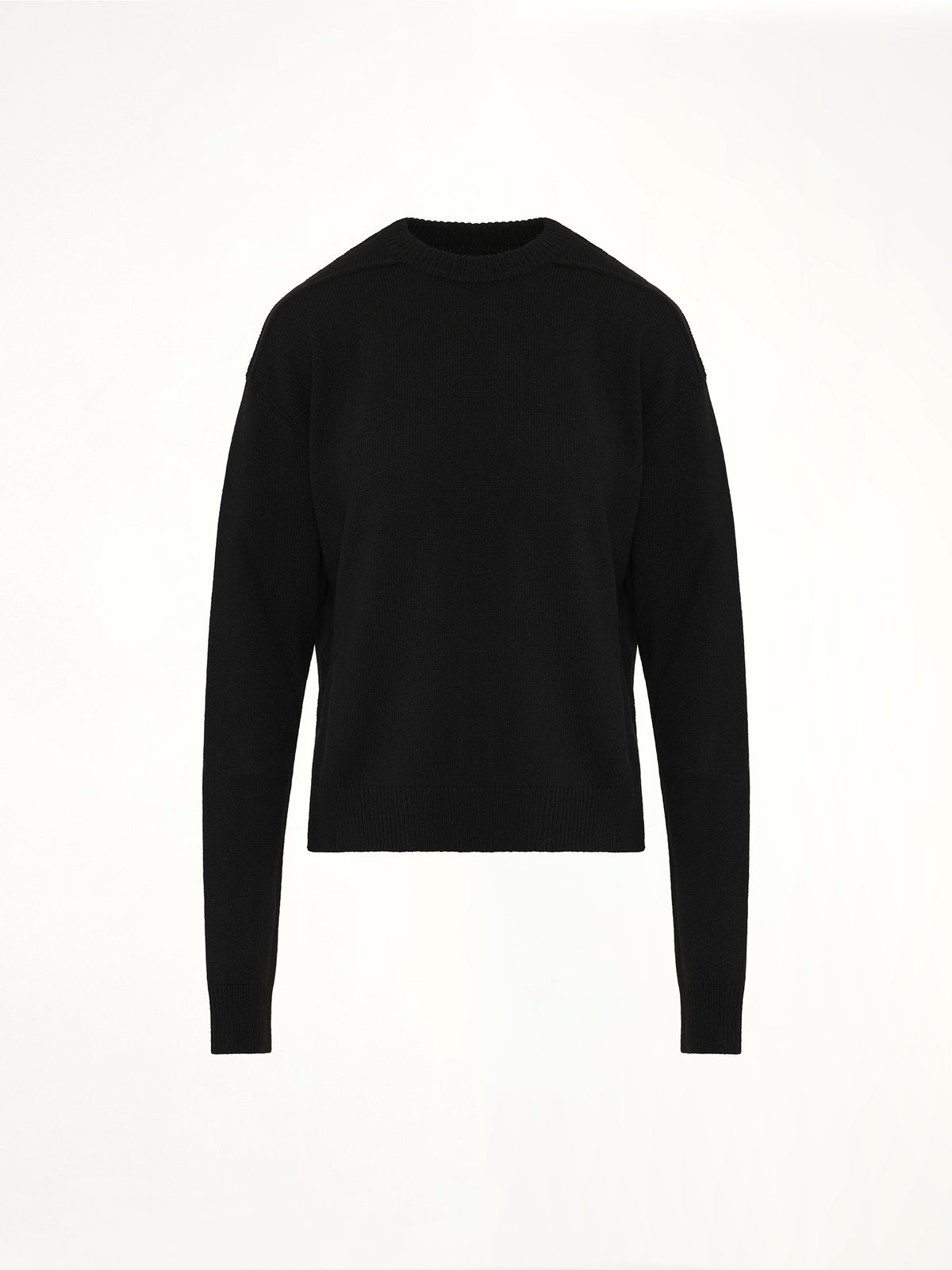 Round Neck Sweater in Black