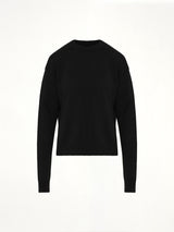 Round Neck Sweater in Black