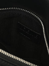 Puzzle Edge Small Bumbag in Black