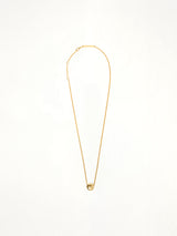 Pebble Pendant Necklace in Gold