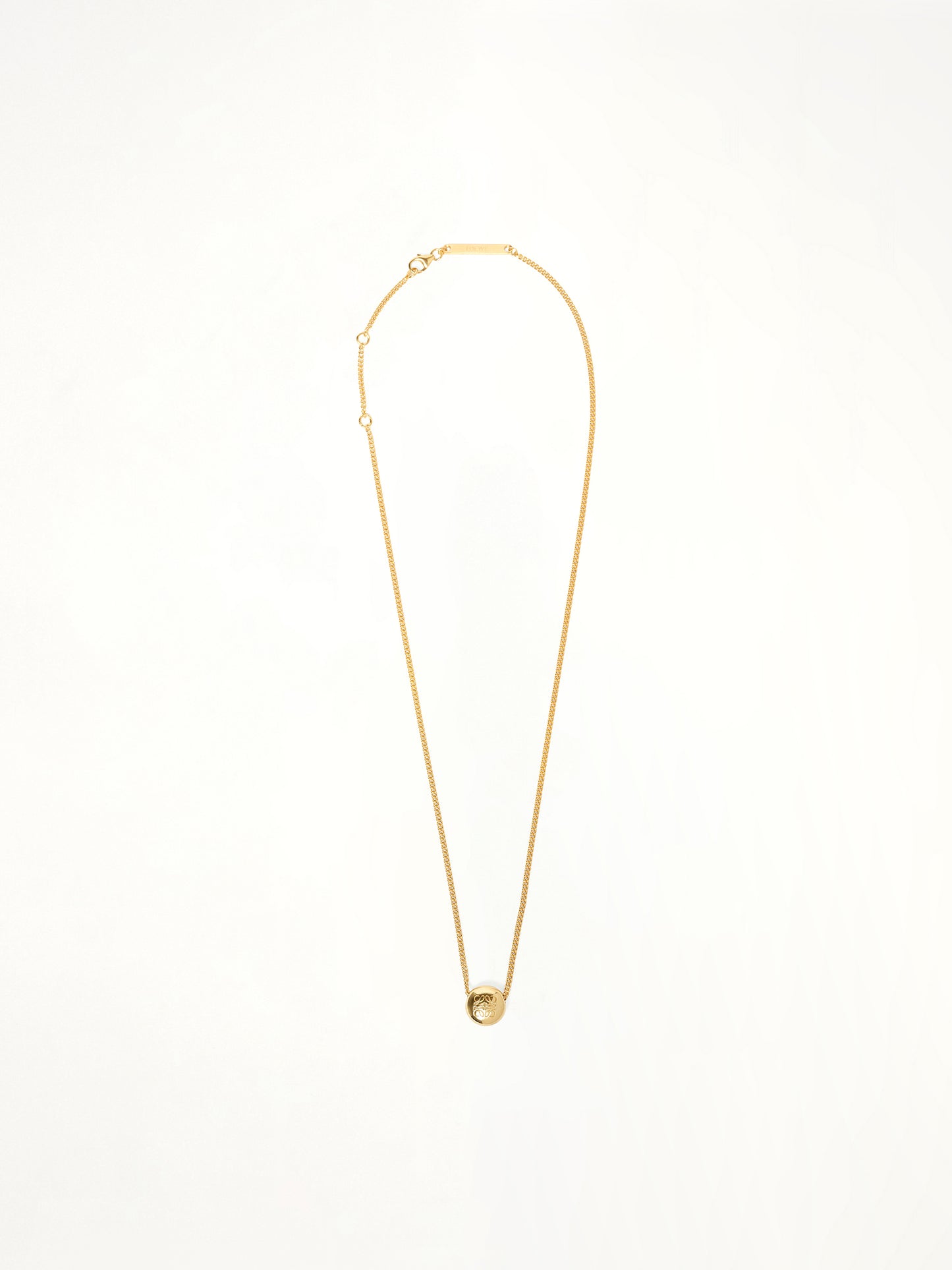 Pebble Pendant Necklace in Gold