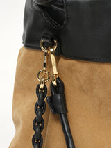 Flamenco Purse Medium Tonal Chain in Black