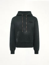 Bleach Bandana Hoodie in Black