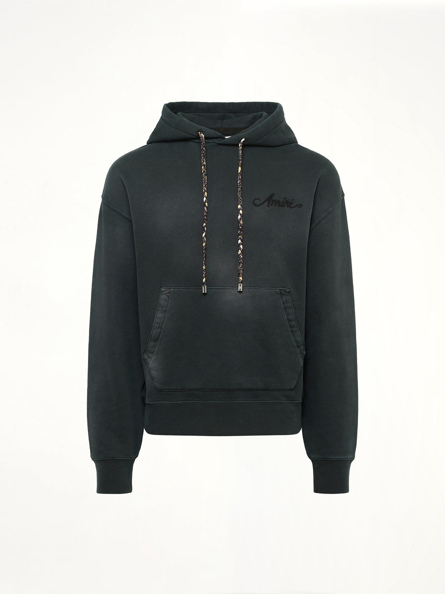 Bleach Bandana Hoodie in Black