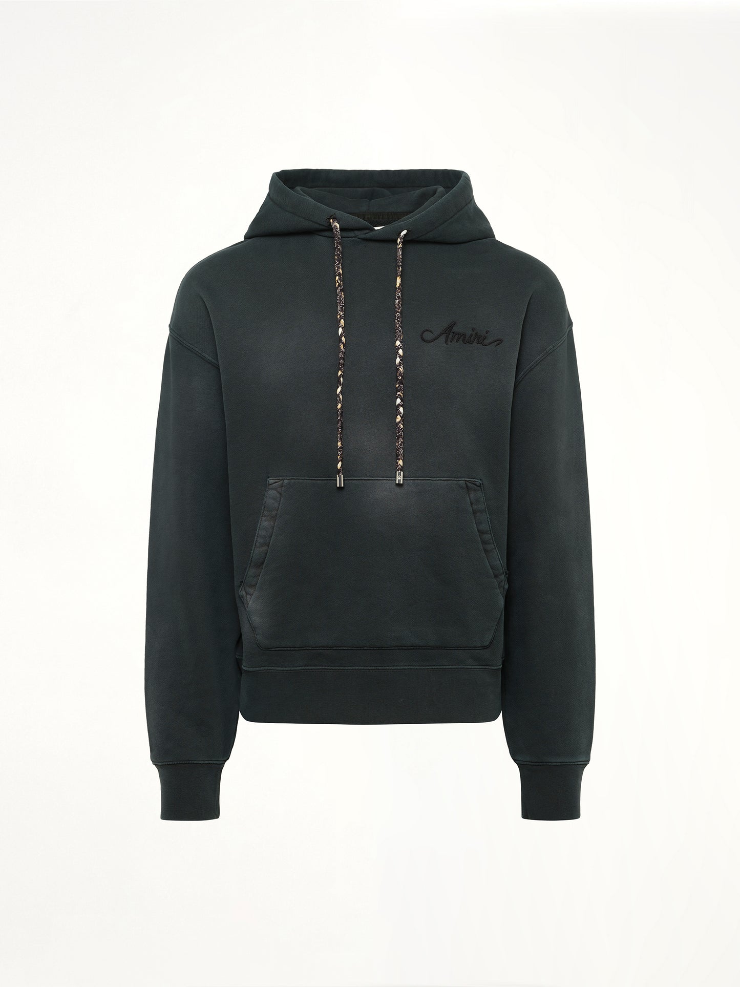 Bleach Bandana Hoodie in Black