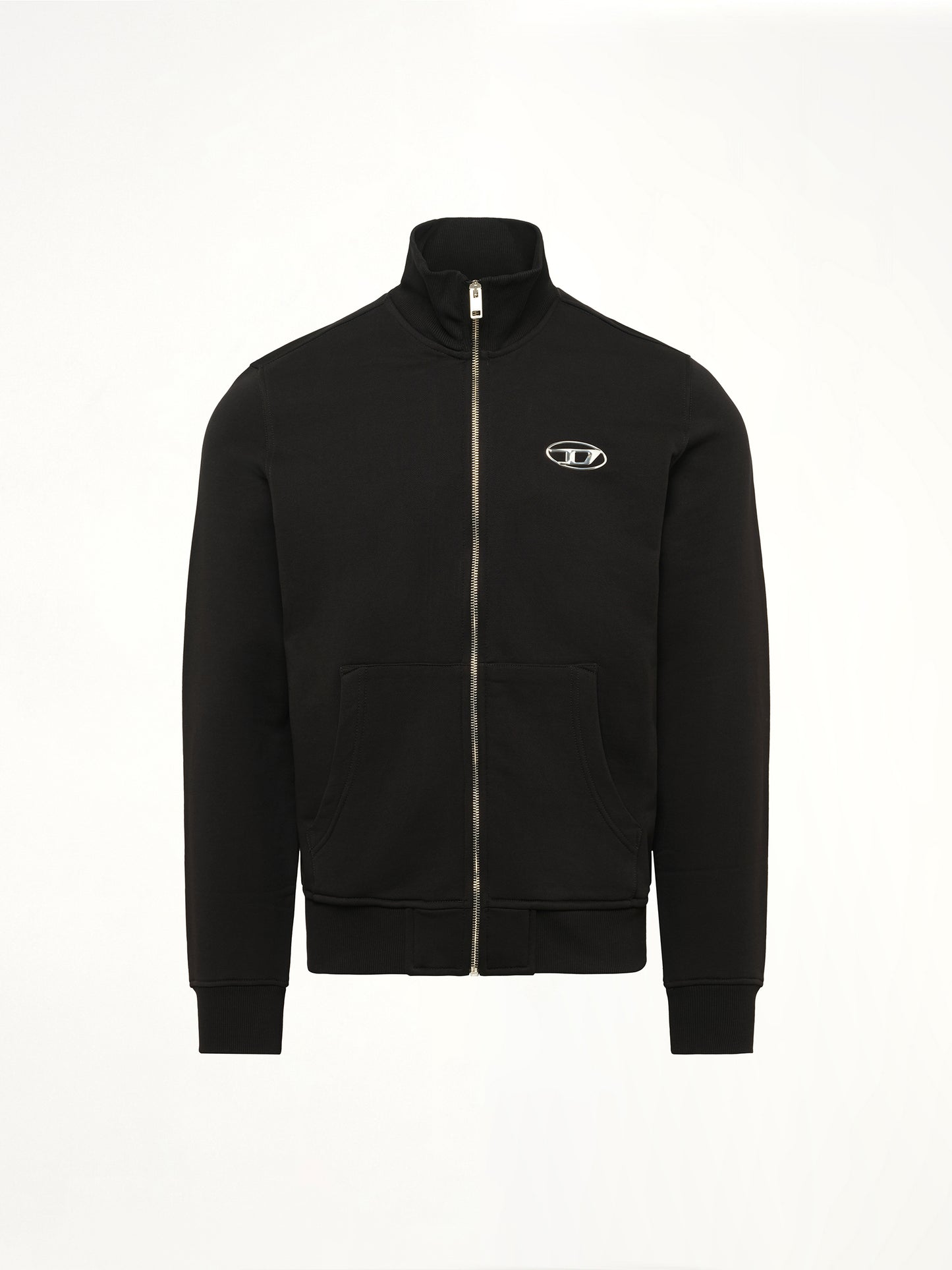 S-GINNI-ZIP-OD Track Jacket in Black