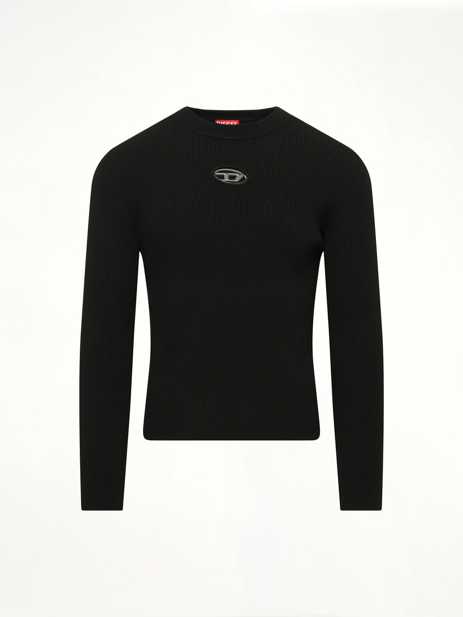 K-Zackary-Round Sweater In Black