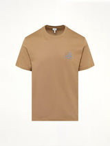 Anagram Logo T-Shirt in Camel