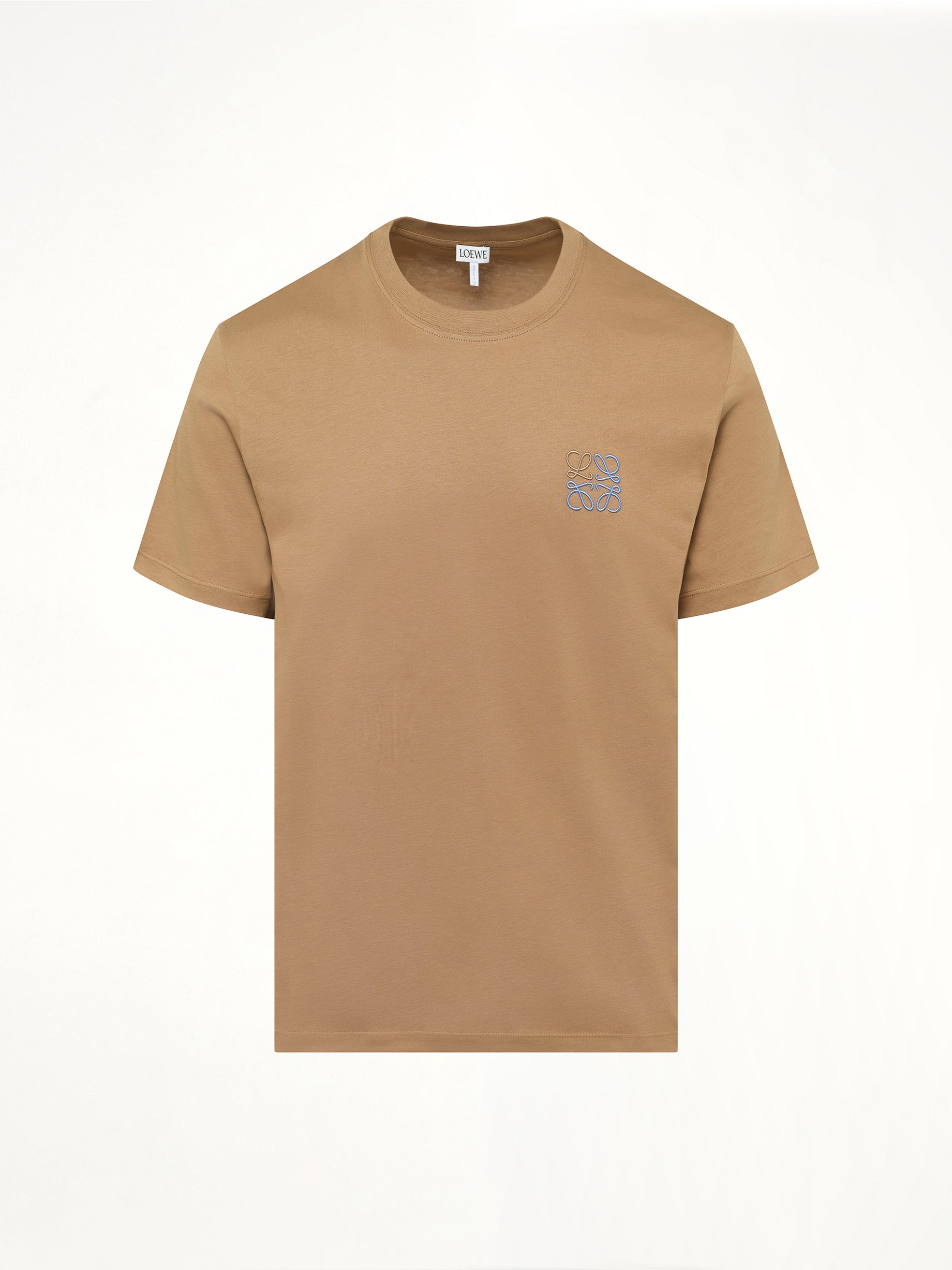 Anagram Logo T-Shirt in Camel