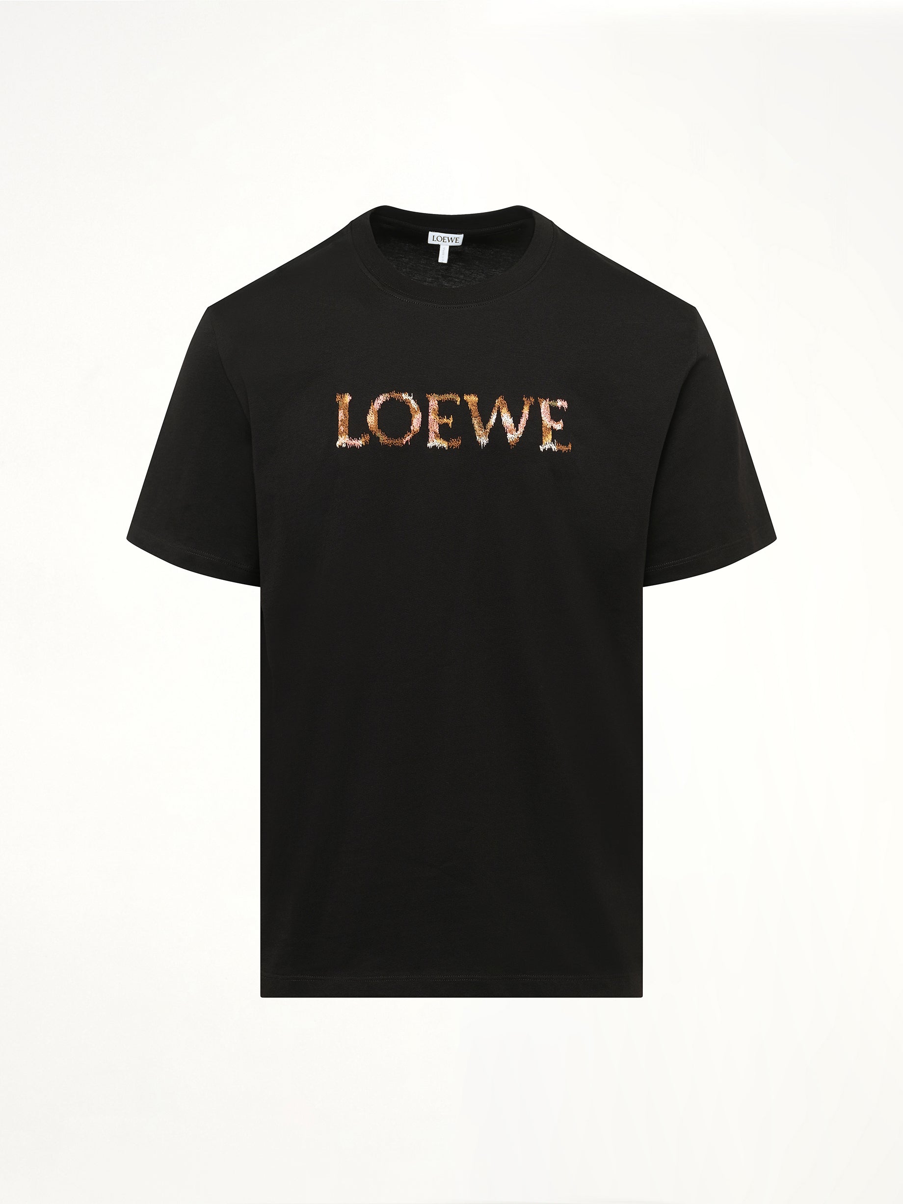 LOEWE - Mens Relaxed Fit T-Shirt in Black| MARAIS