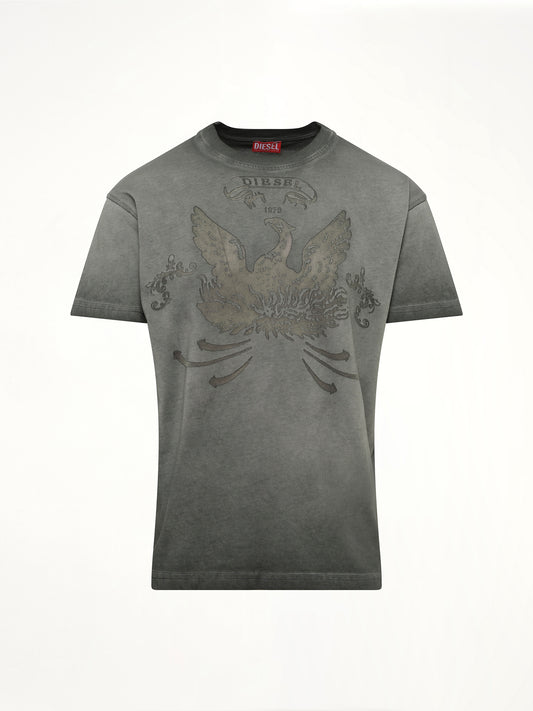 T-NORM-T9 T-Shirt in Washed Grey