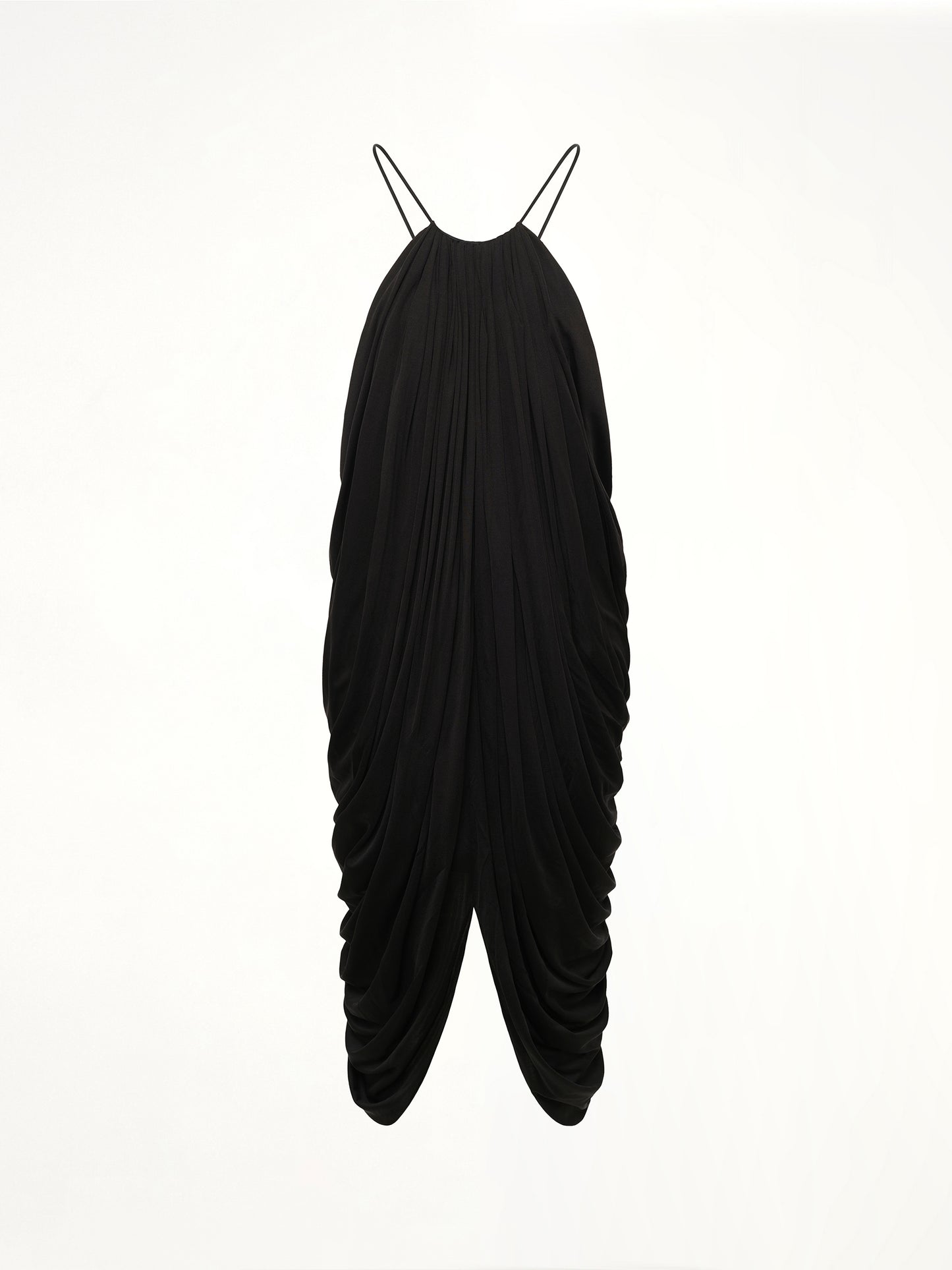 Draped Dress in Black