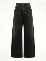 1996 D-SIRE Wide Jeans in Black/Dark Grey