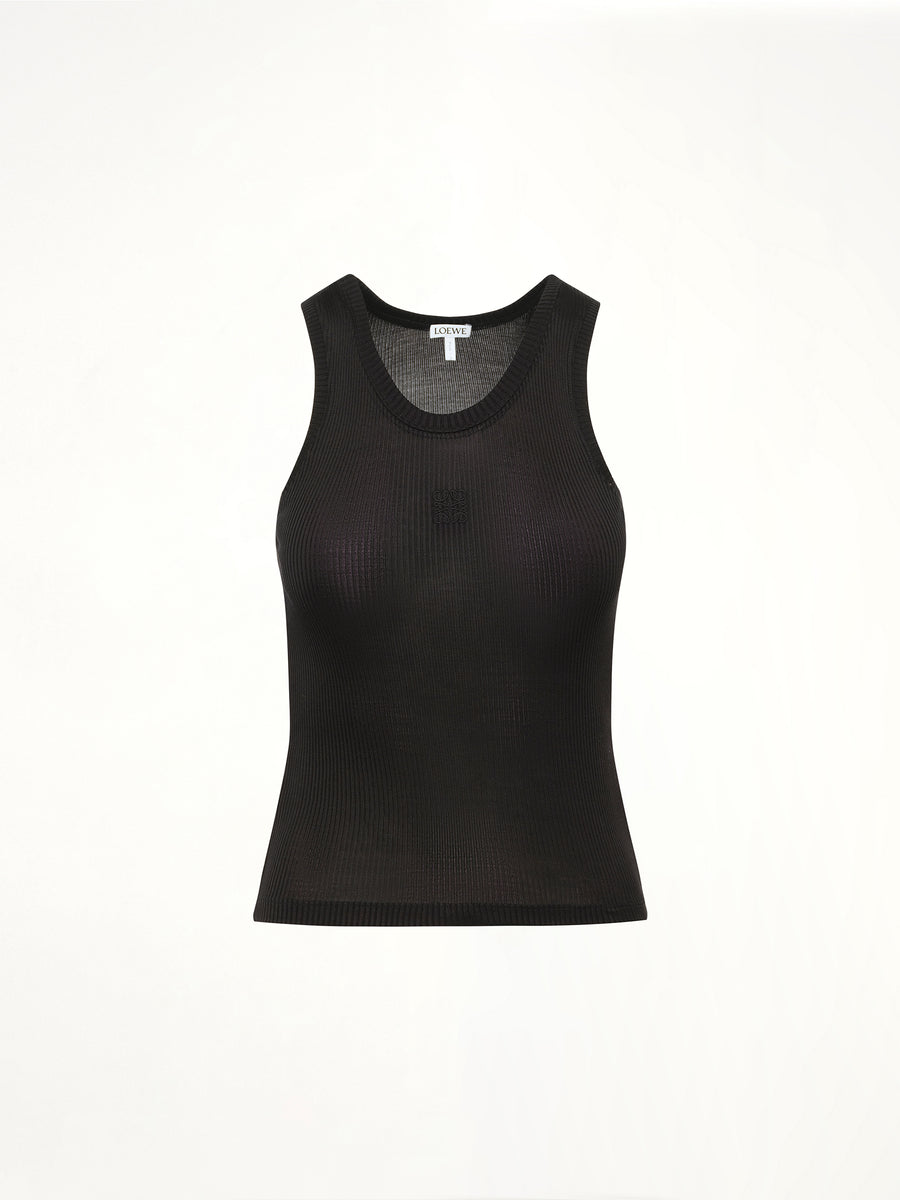 Anagram Tank Top in Black
