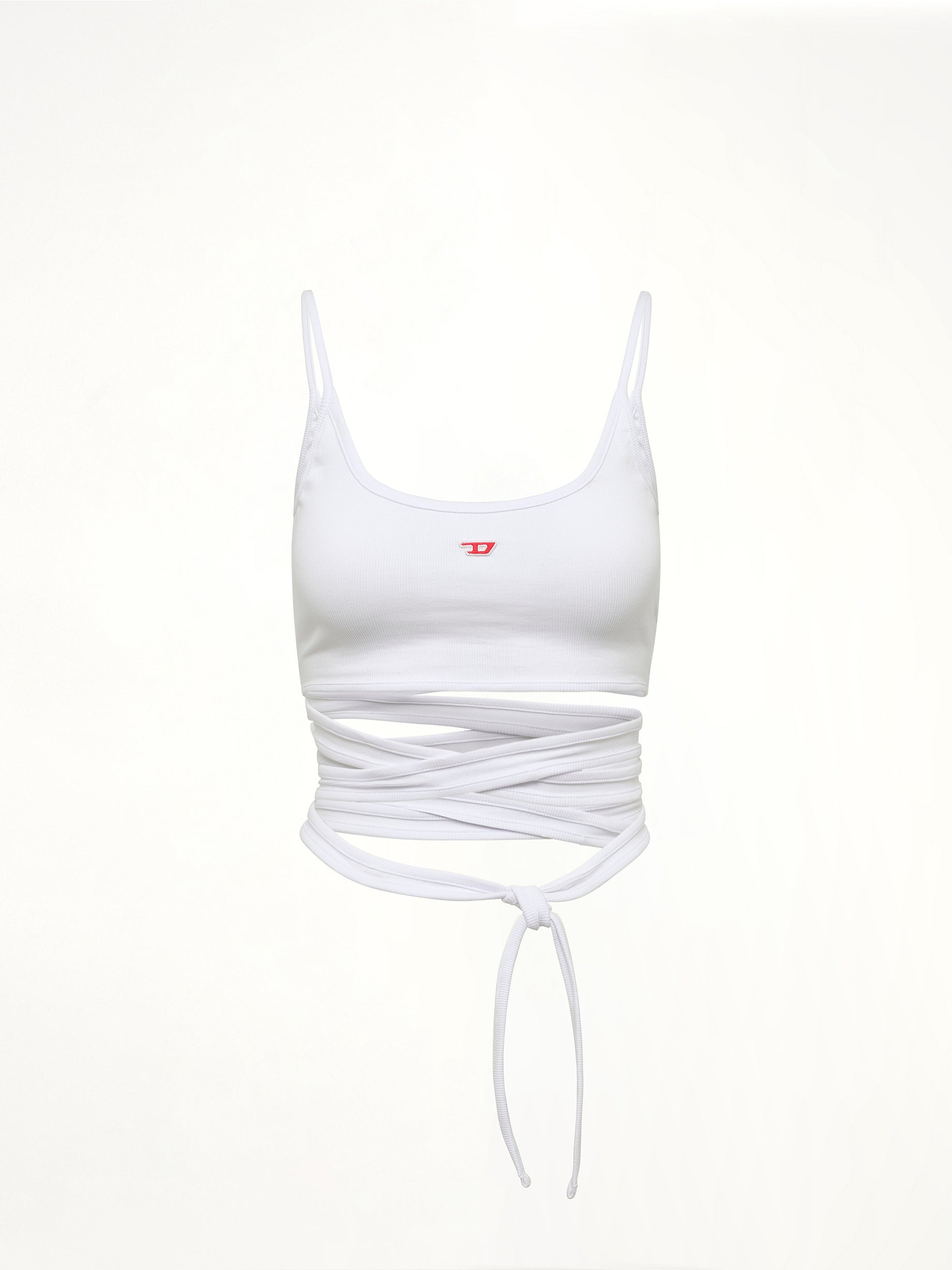 T-LEYA-TAIL Top in White