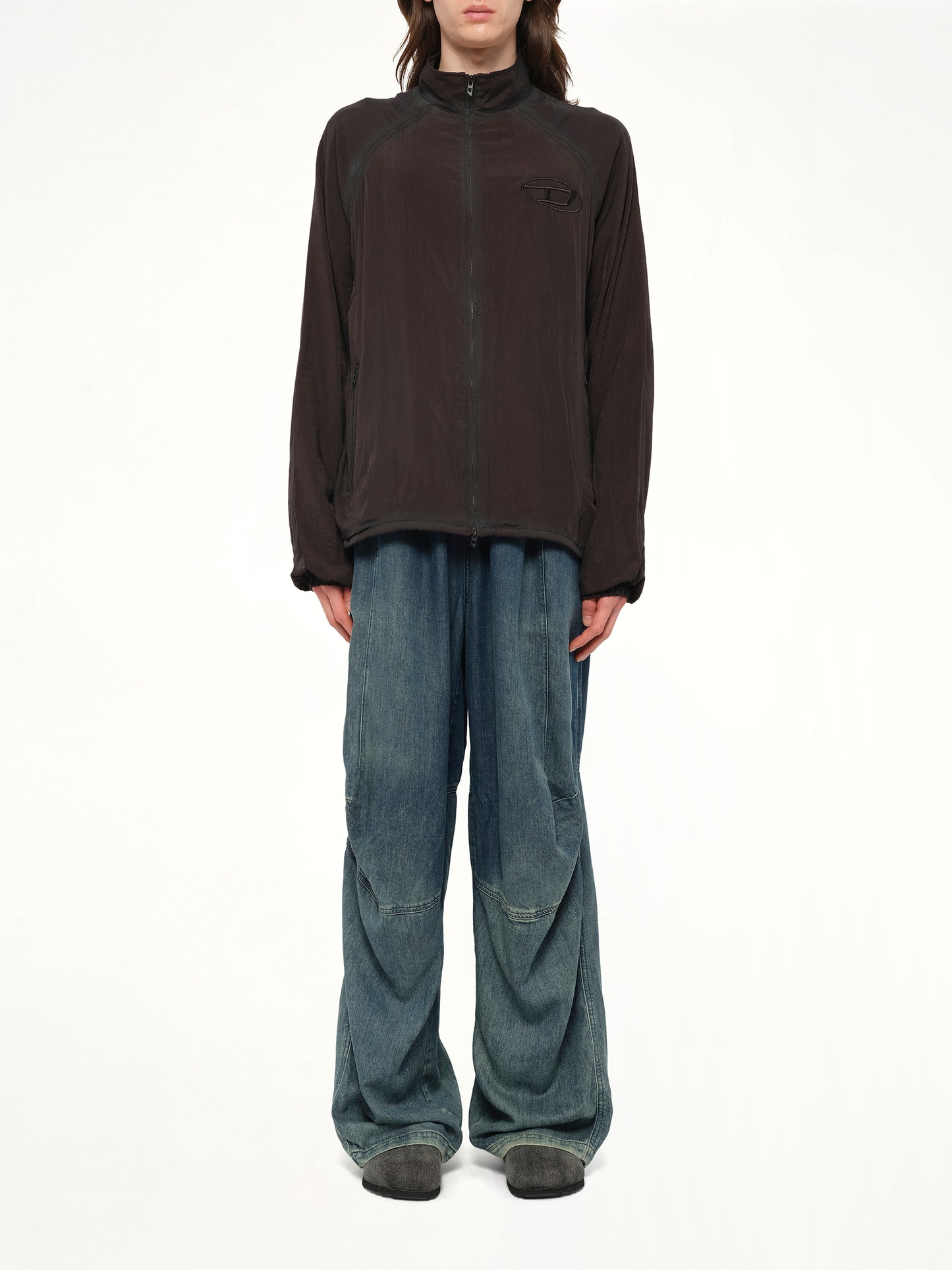 J-HENRI-SOUVENIR Track Jacket in Black