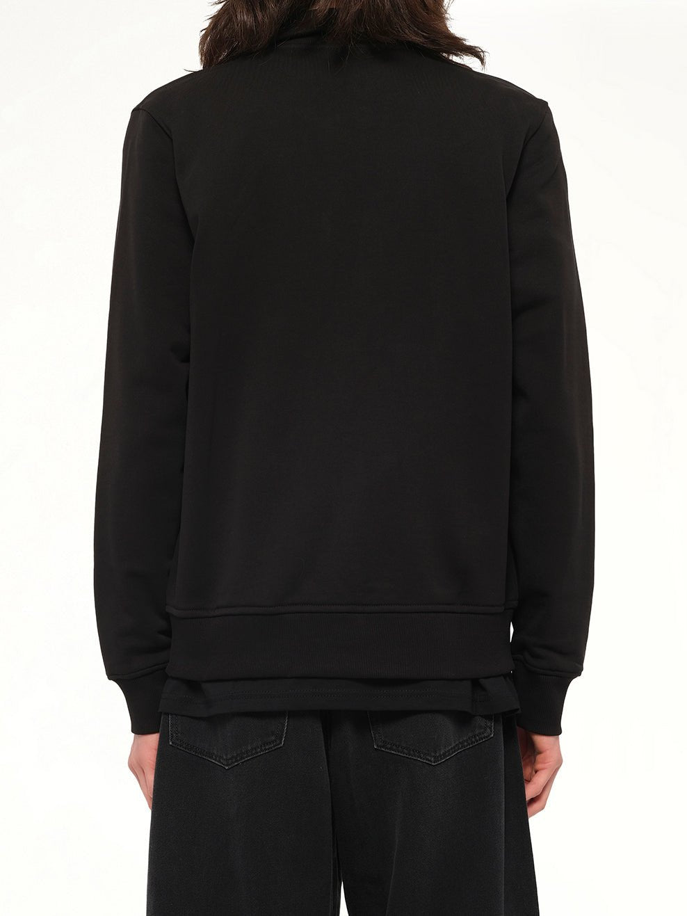 S-GINNI-ZIP-OD Track Jacket in Black