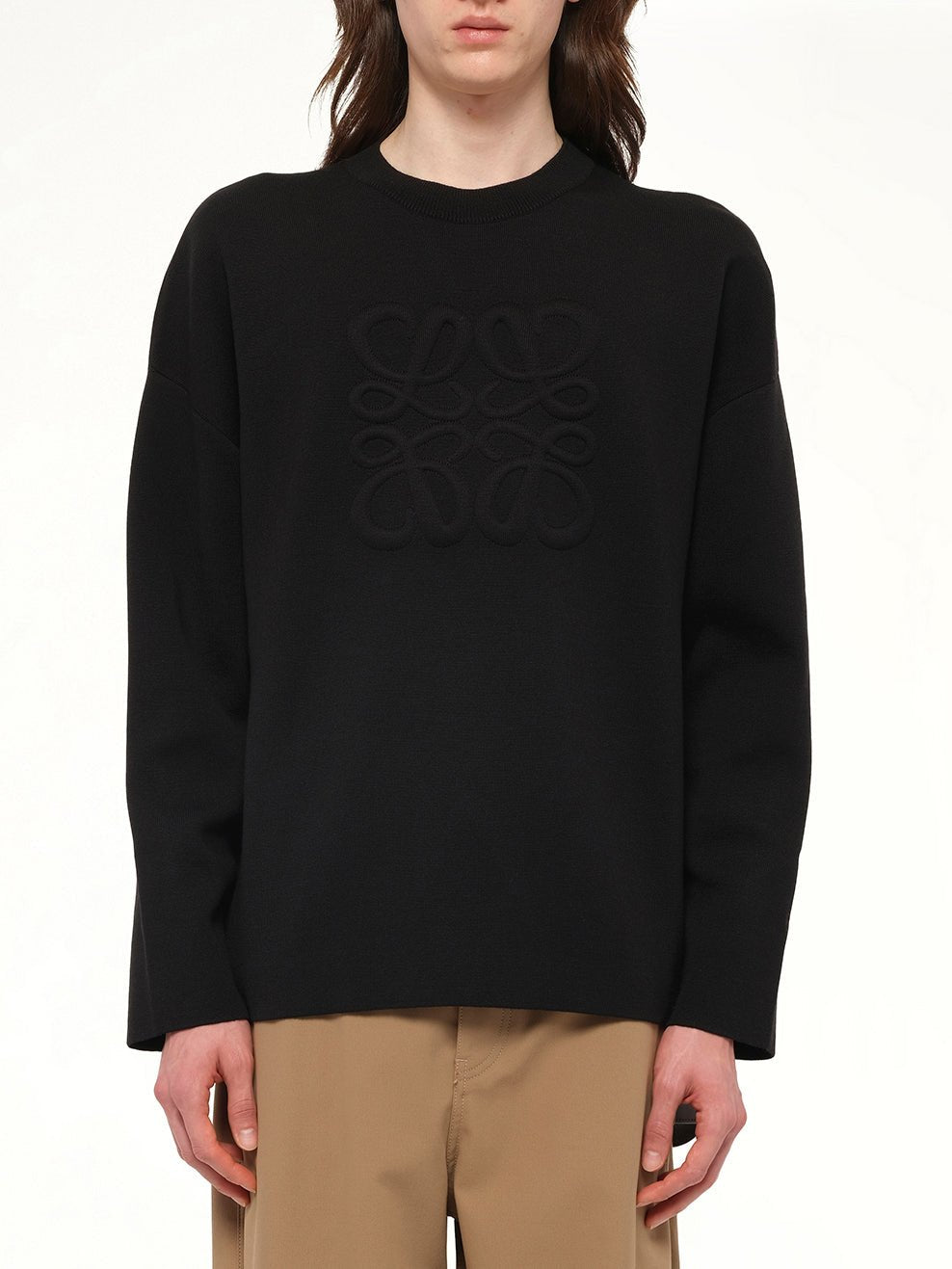 Anagram Sweater in Black