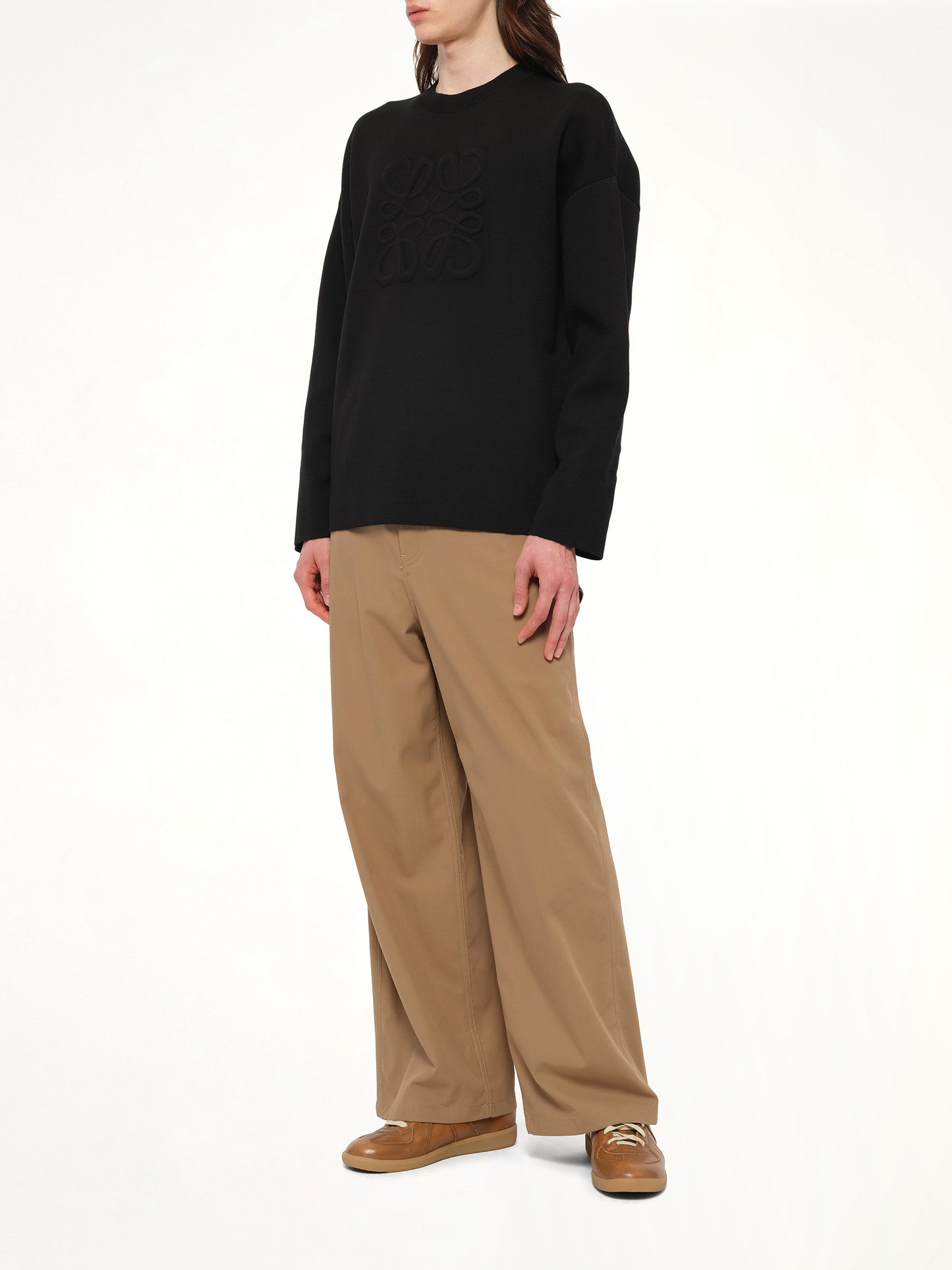 Anagram Sweater in Black