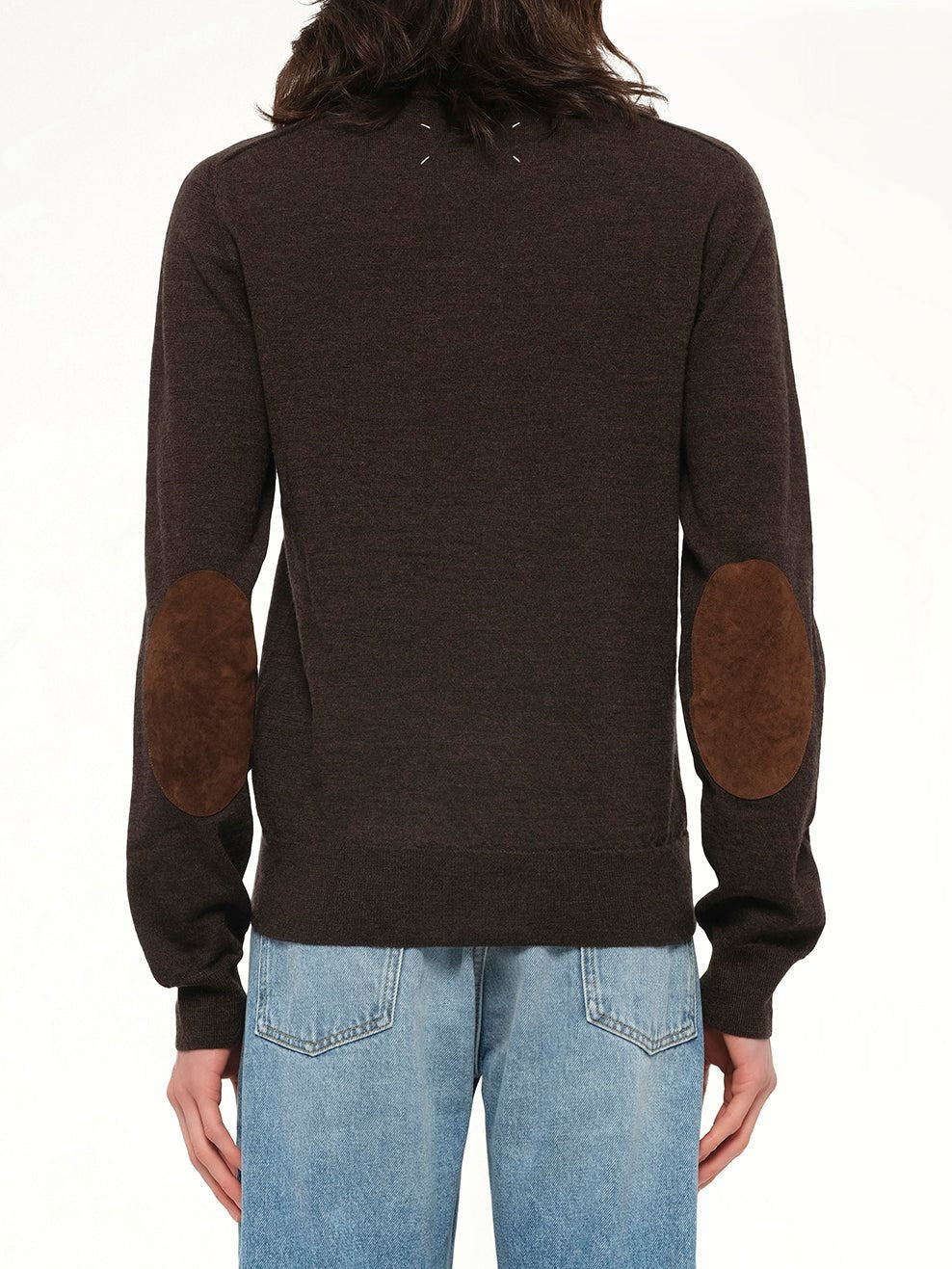 Gauge 12 Knit Sweater in Dark Brown