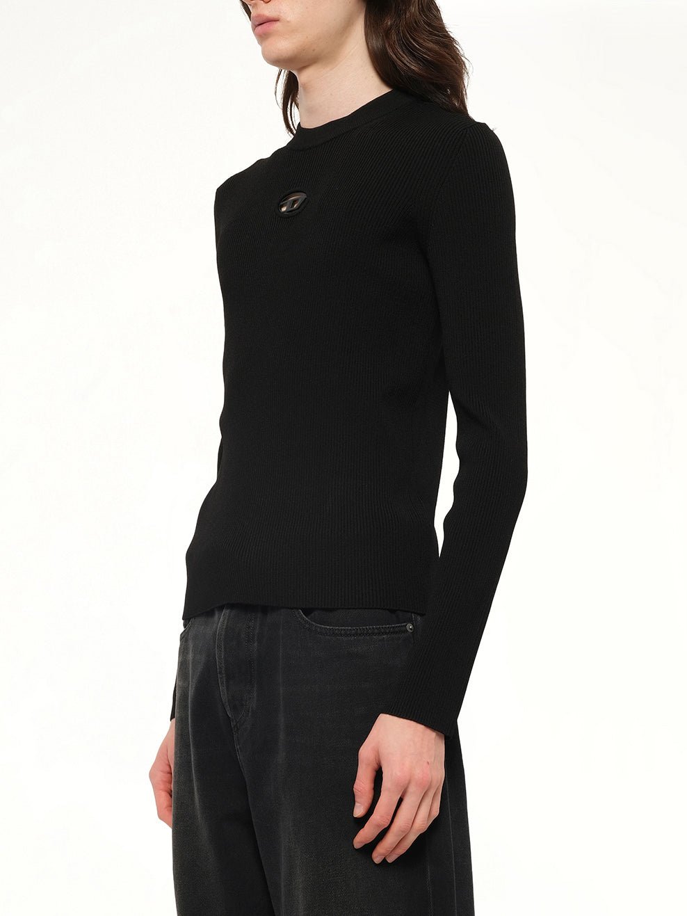 K-Zackary-Round Sweater In Black