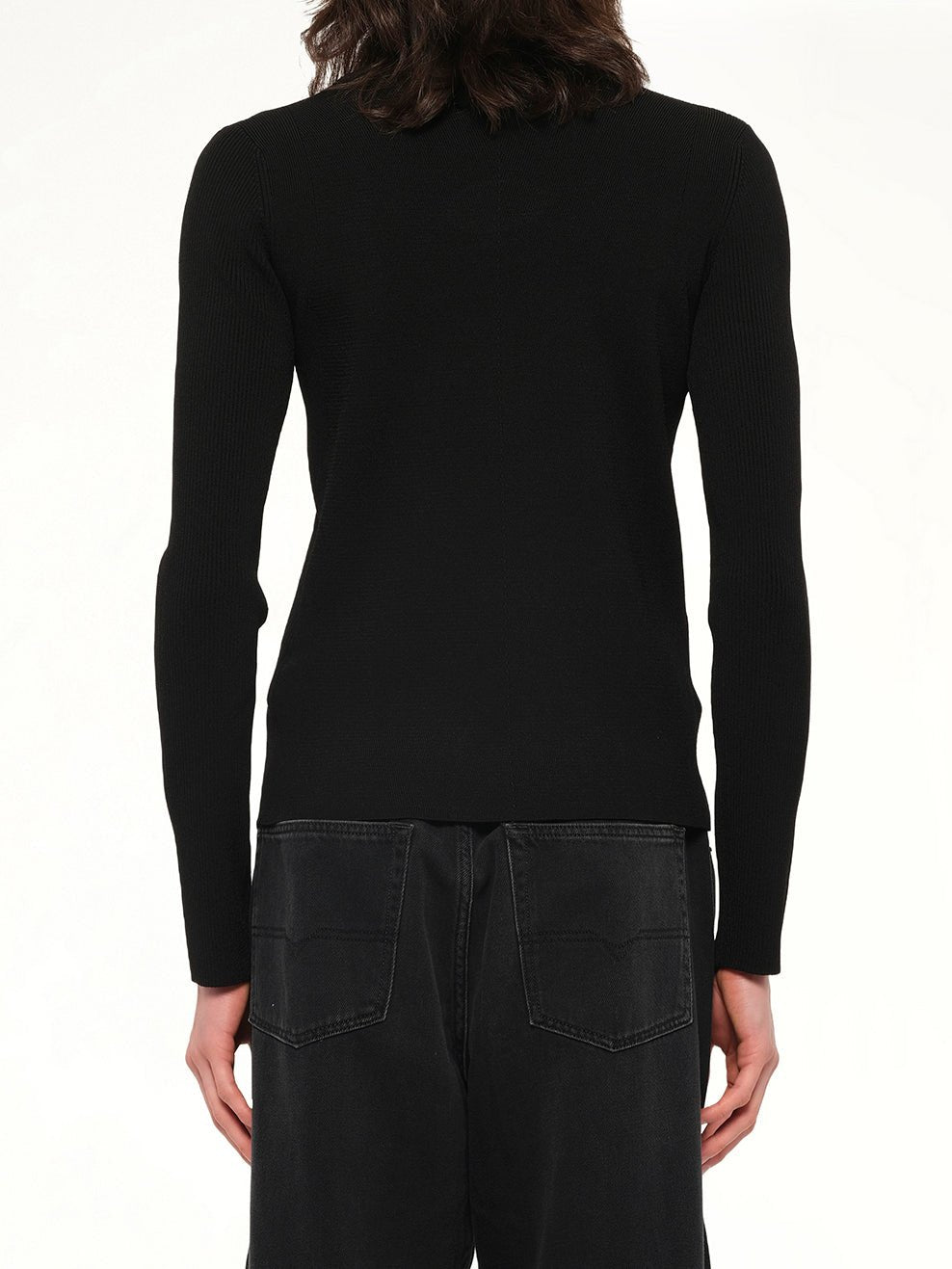 K-Zackary-Round Sweater In Black