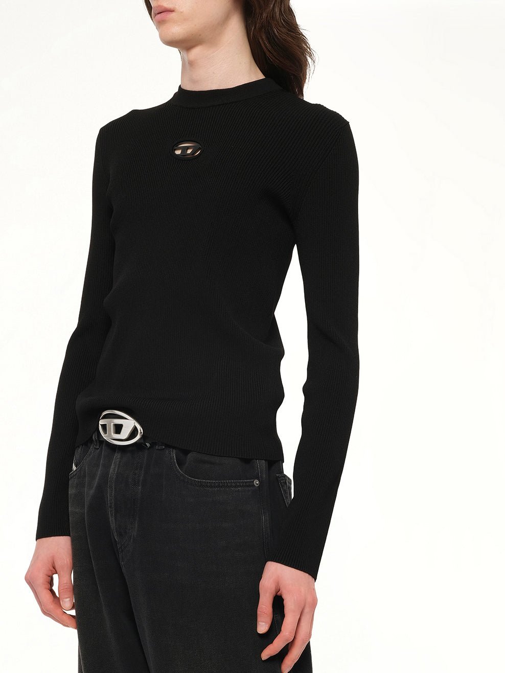 K-Zackary-Round Sweater In Black