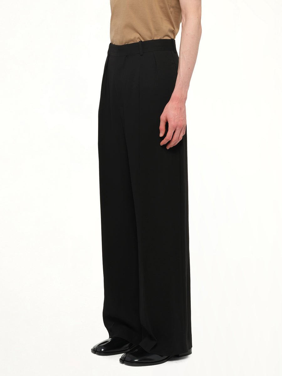 Fluid Trouser in Black