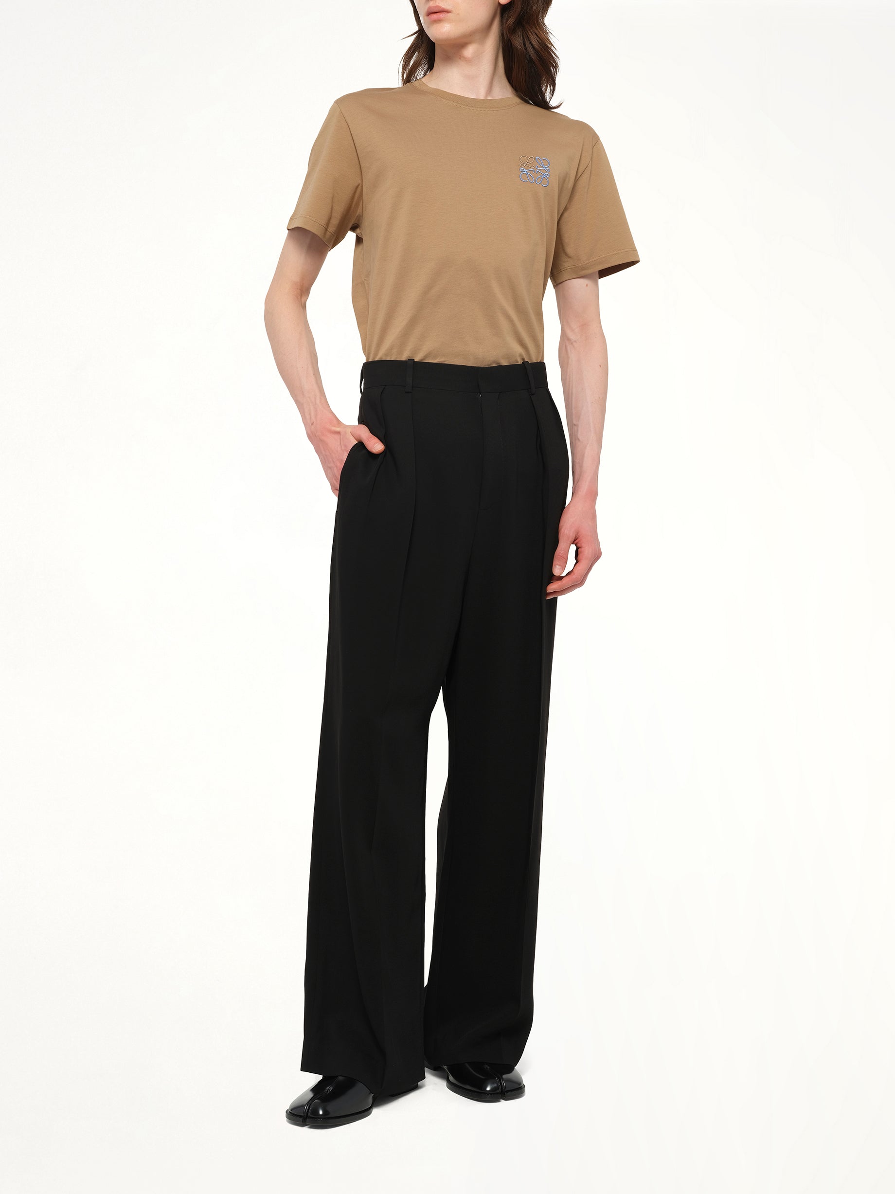 Fluid Trouser in Black