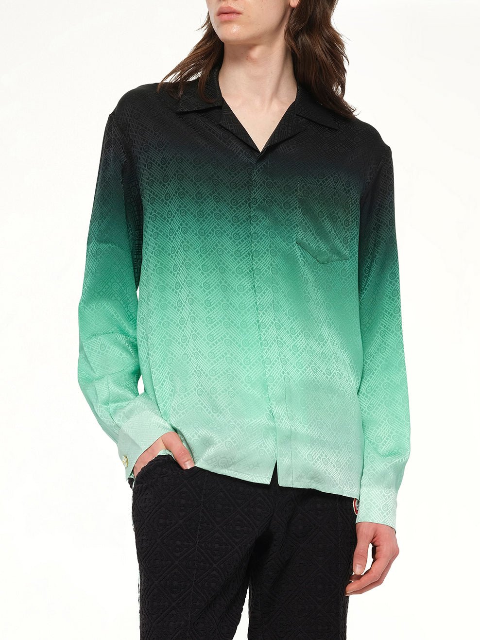 Ping Pong Gradient Shirt in Green