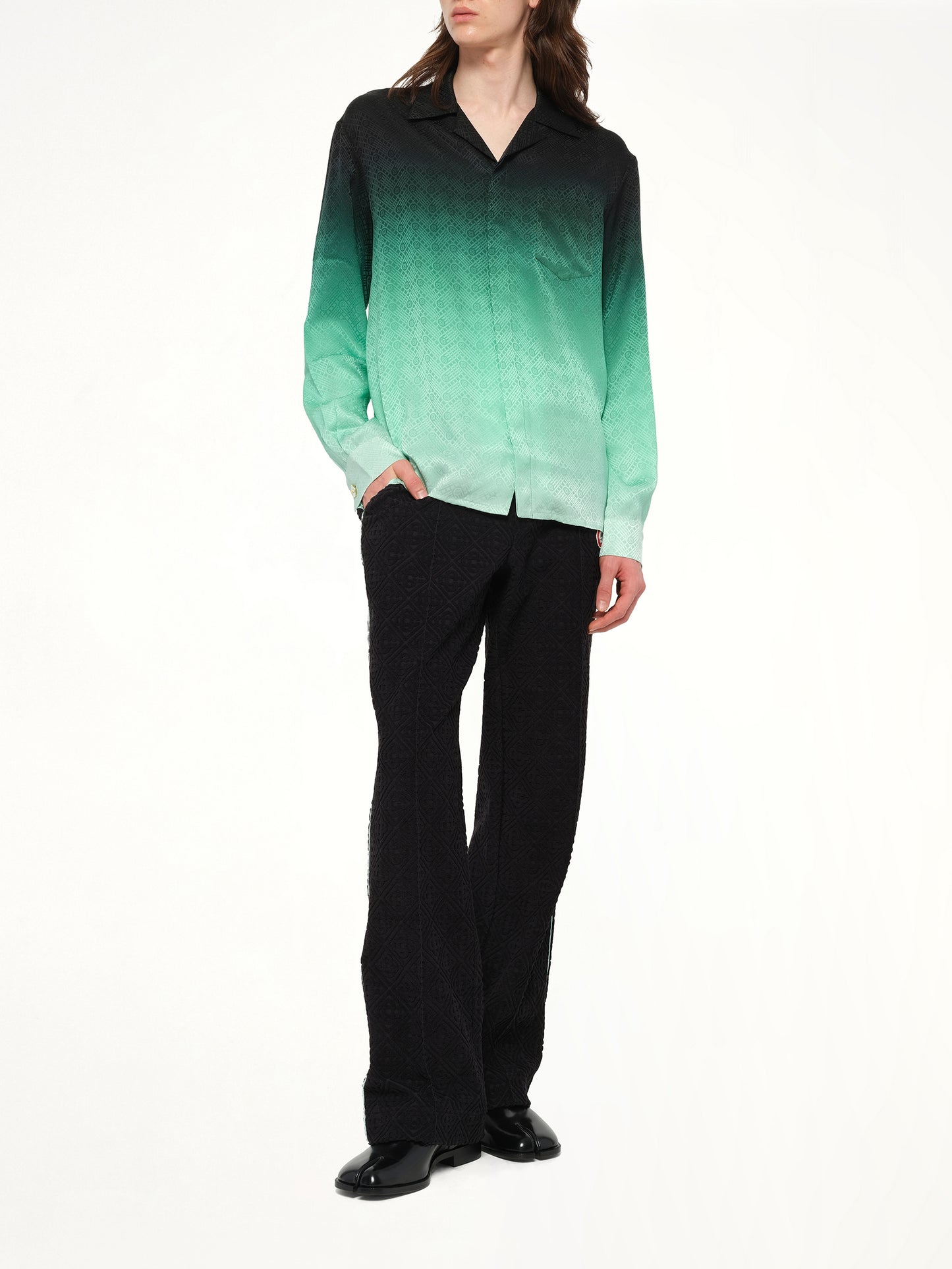 Ping Pong Gradient Shirt in Green