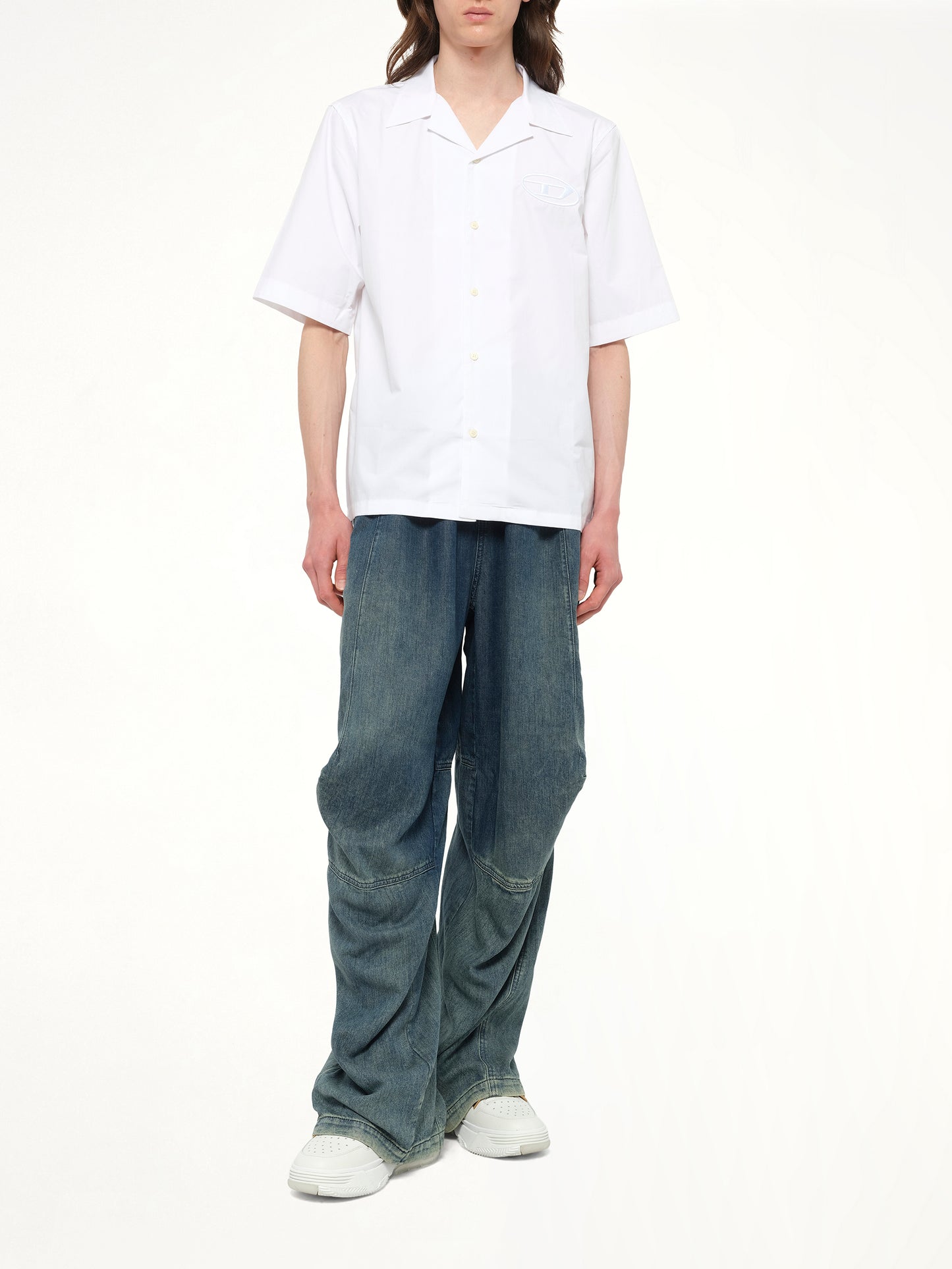S-MAC-PCAL Short Sleeve Shirt in White