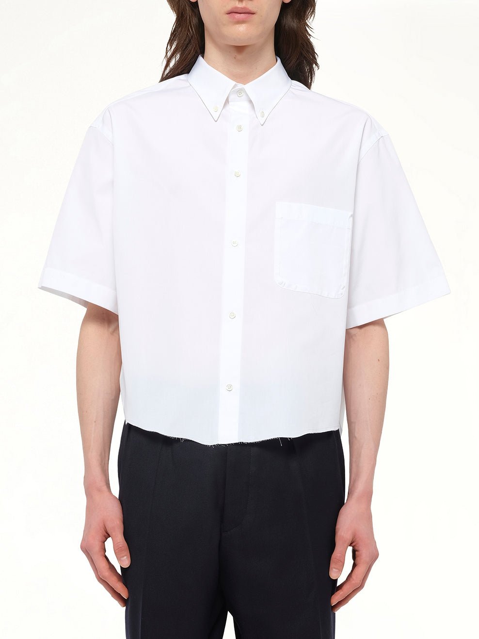 Short-sleeved Shirt in White