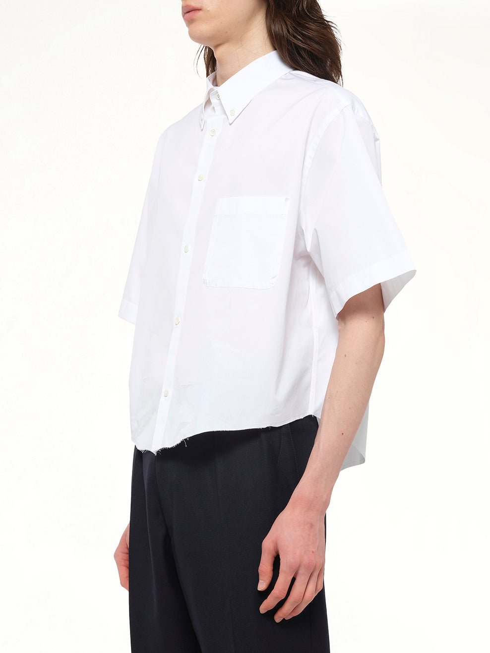 Short-sleeved Shirt in White