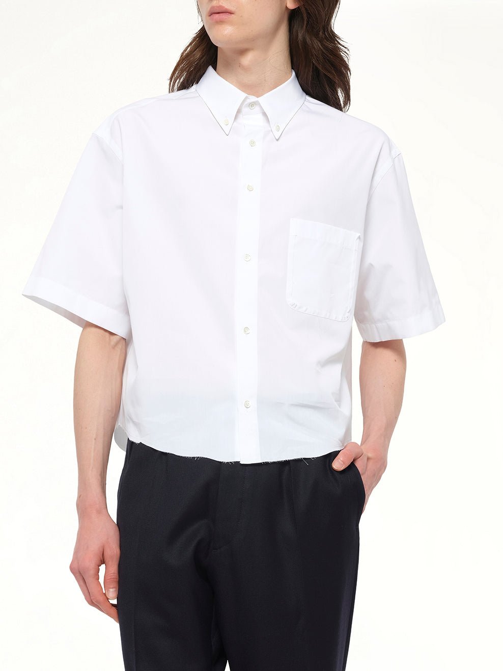 Short-sleeved Shirt in White