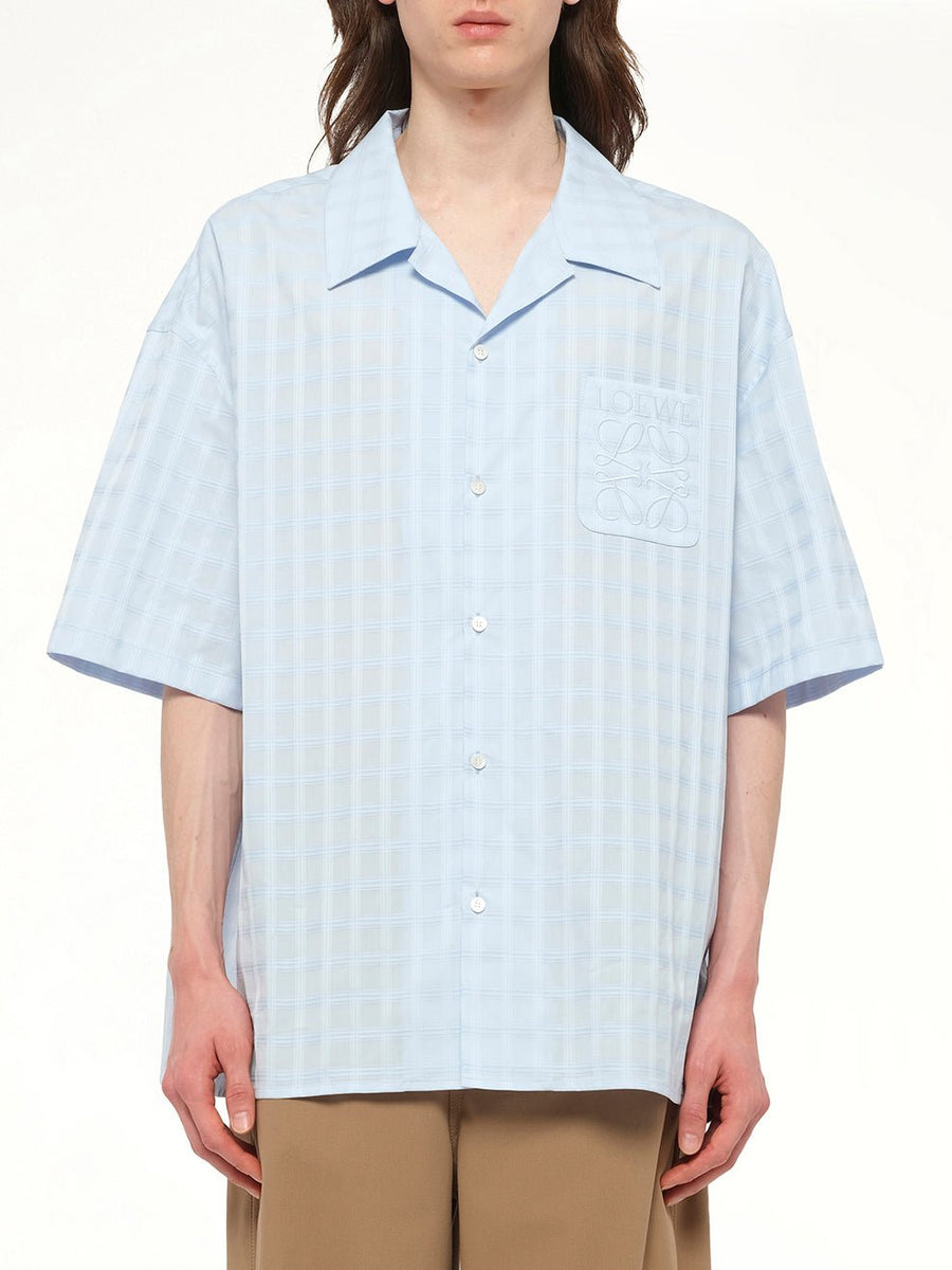 Short Sleeve Shirt in Light Blue