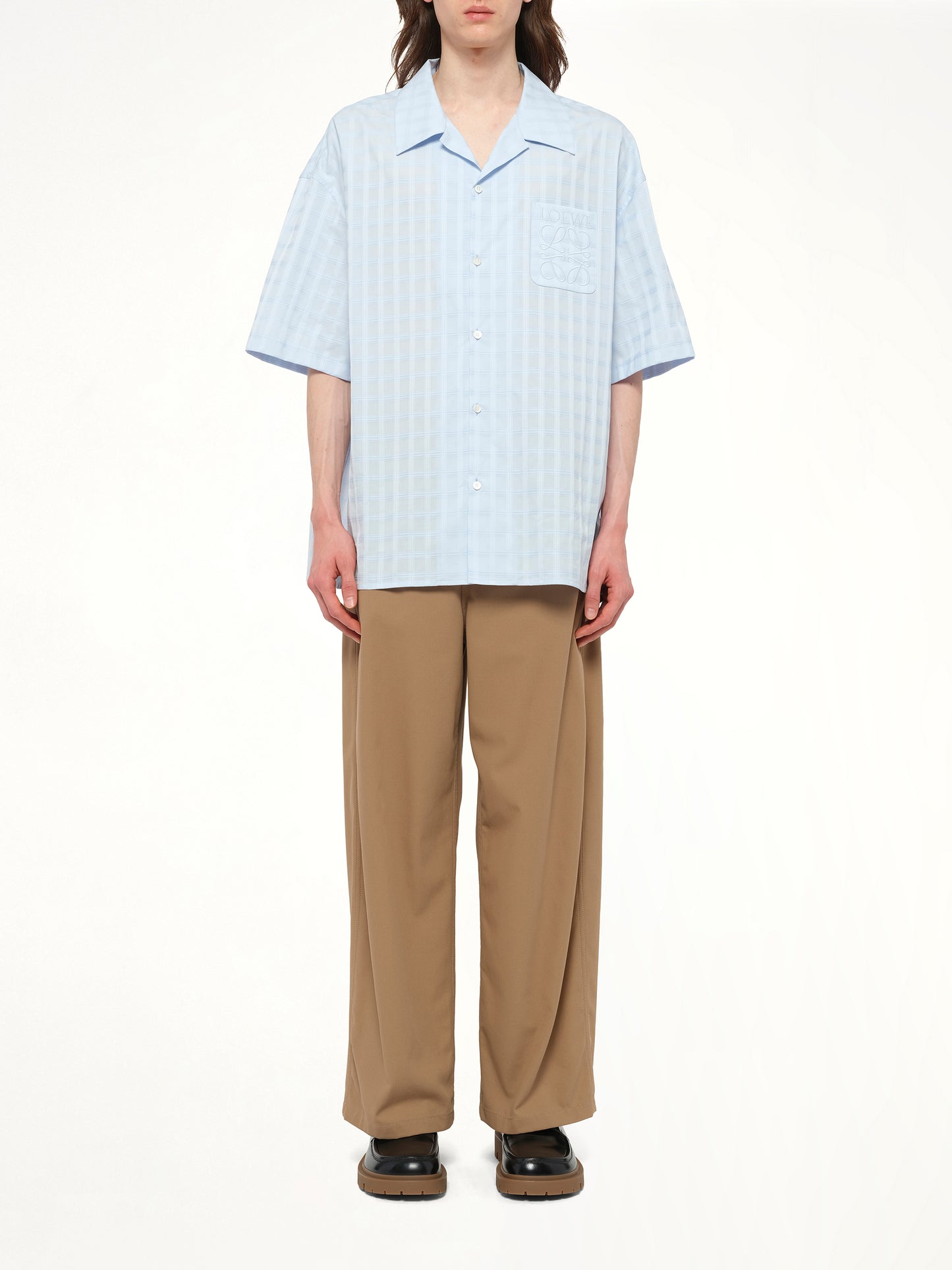 Short Sleeve Shirt in Light Blue