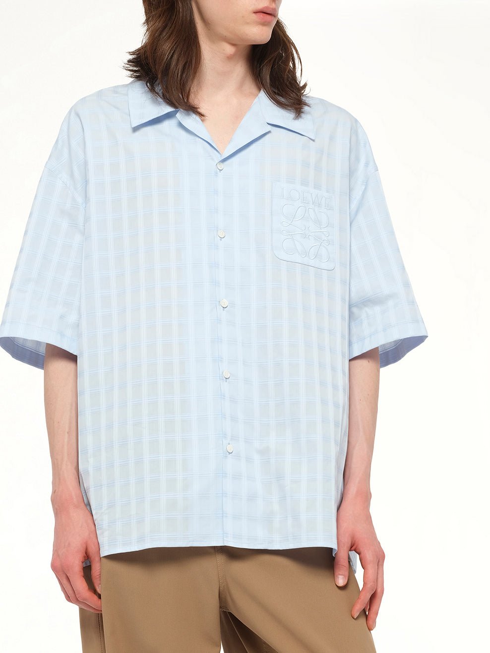 Short Sleeve Shirt in Light Blue