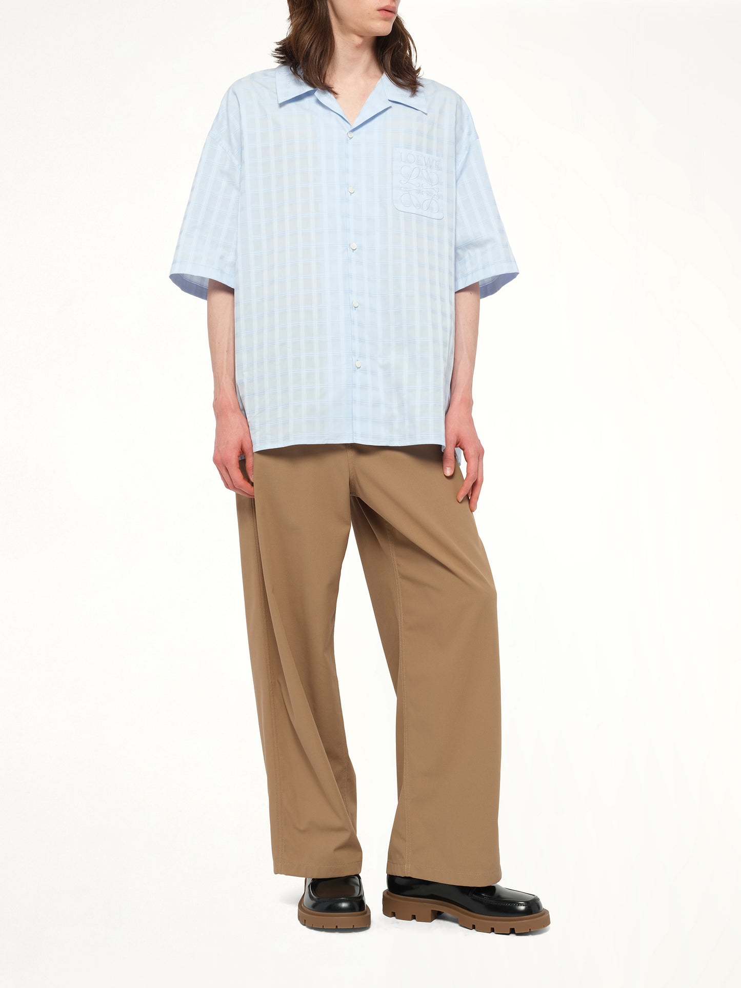 Short Sleeve Shirt in Light Blue