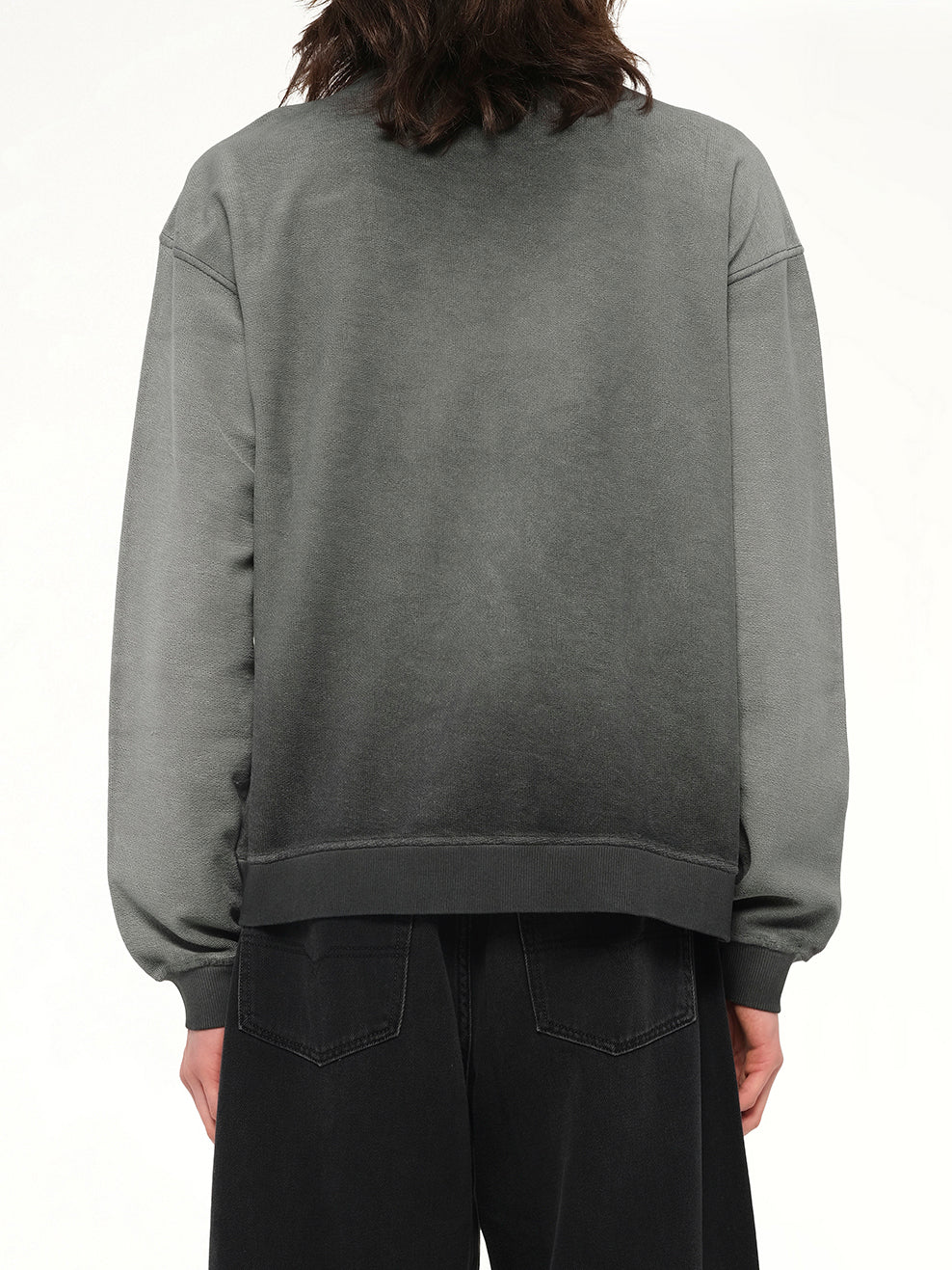 S-ARON Sweatshirt in Washed Grey