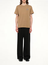 Anagram Logo T-Shirt in Camel