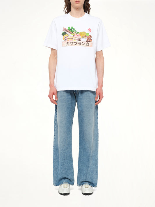 Casablanca Ingredient Printed T-Shirt in White