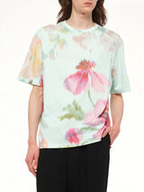 Loose Fit T-Shirt in Light Blue/Multicolour