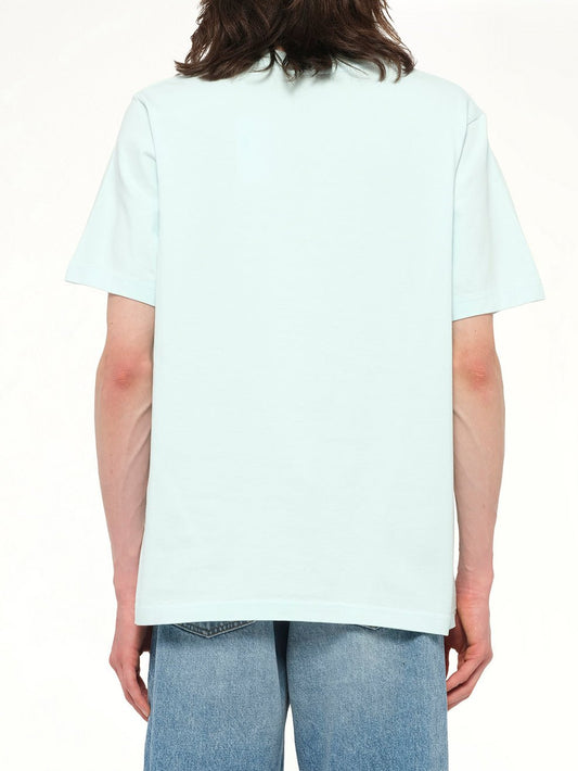 Manga Tennis Ball T-Shirt in Pale Blue