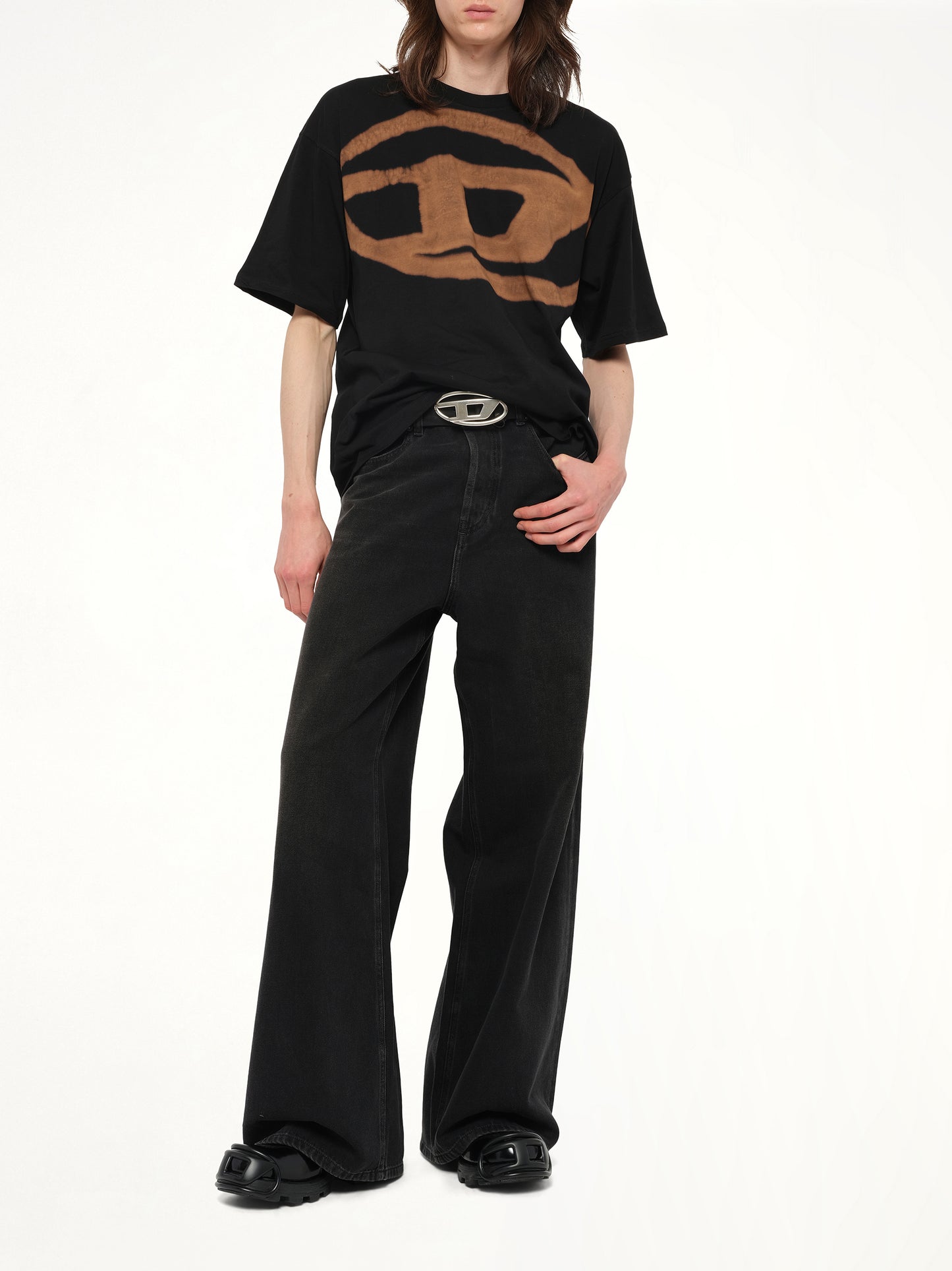 T-BOXT-BLEACH T-Shirt in Black