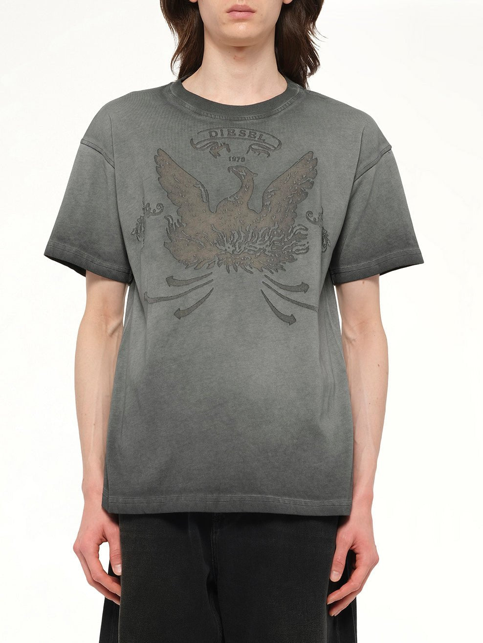 T-NORM-T9 T-Shirt in Washed Grey