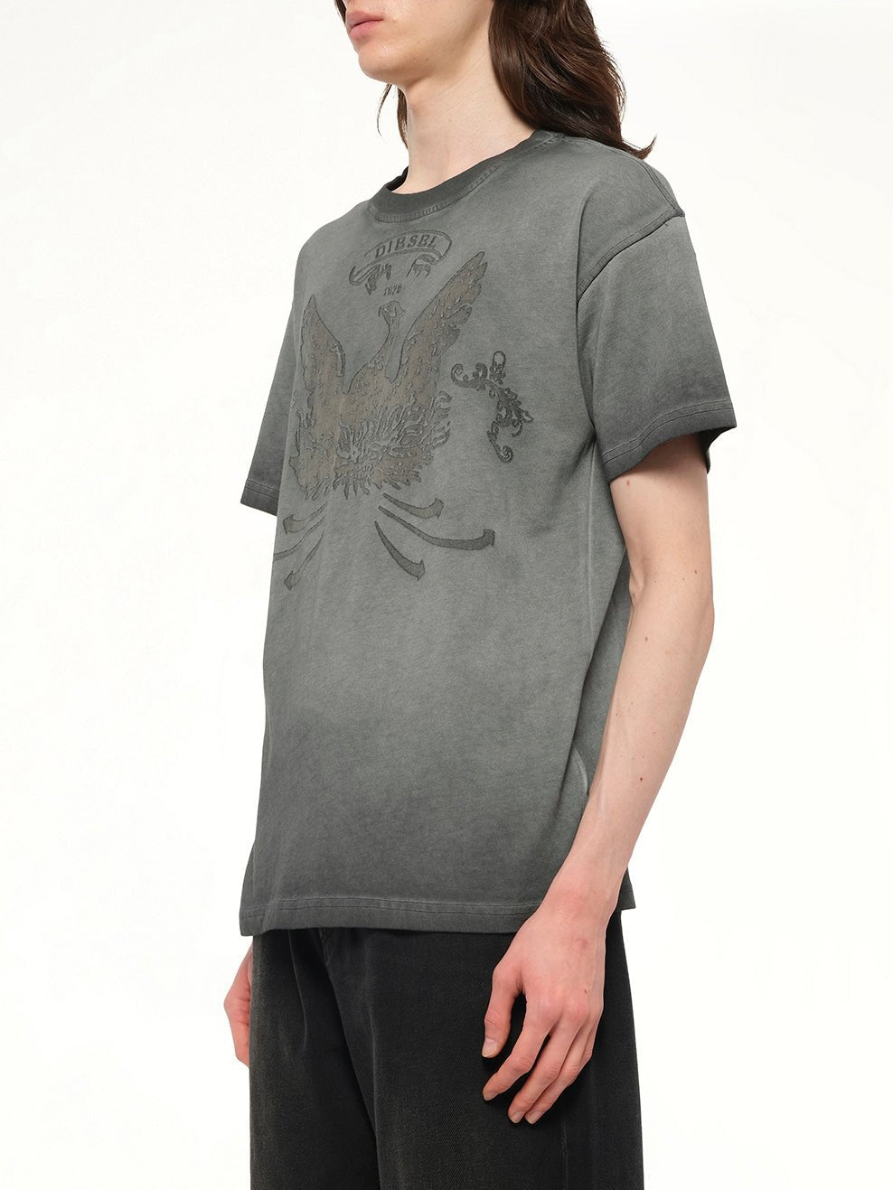 T-NORM-T9 T-Shirt in Washed Grey